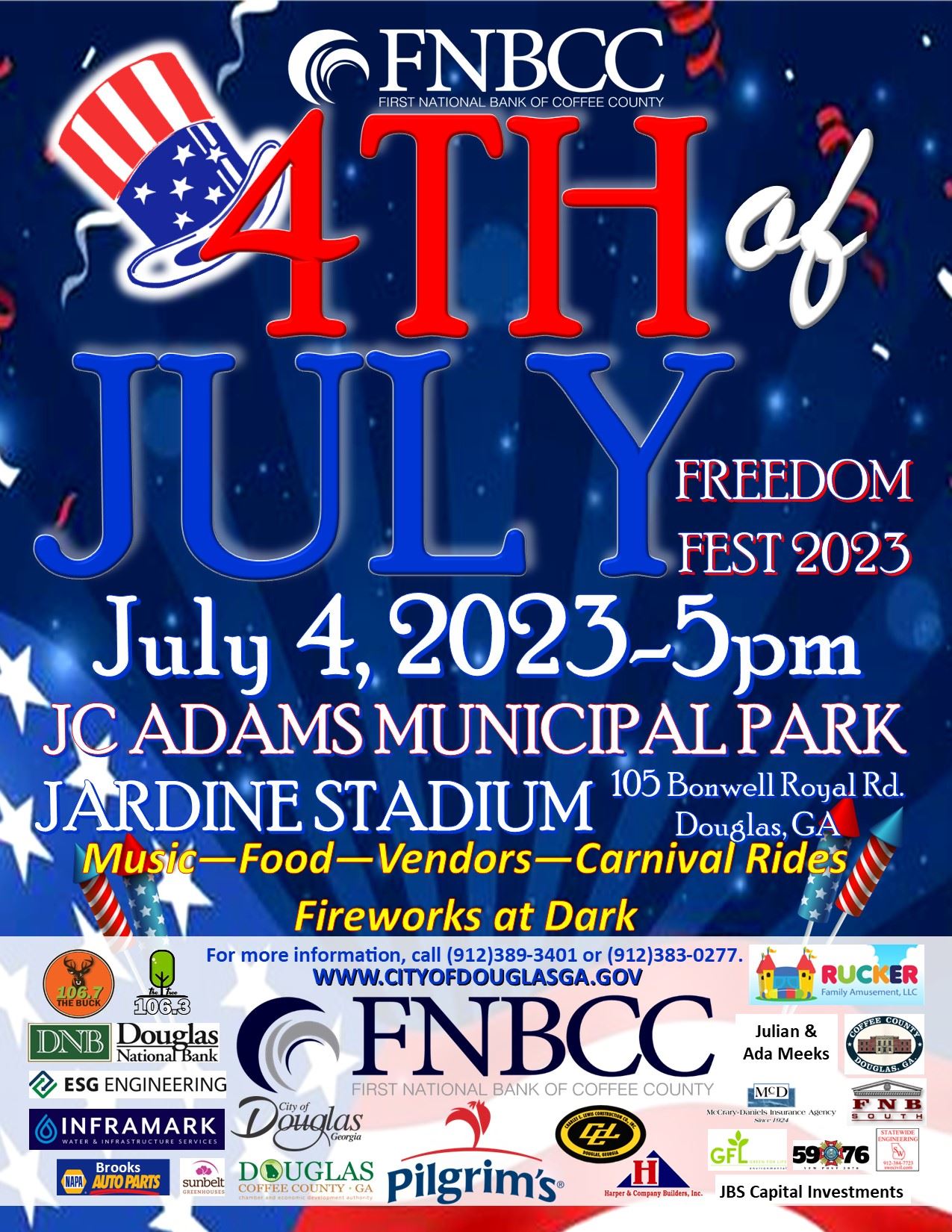 Image of 4th of July Flyer 2023