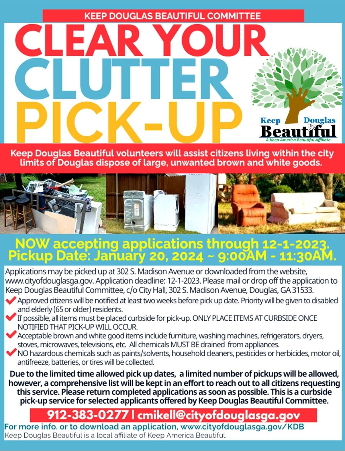Image of the Clear Your Clutter Flyer