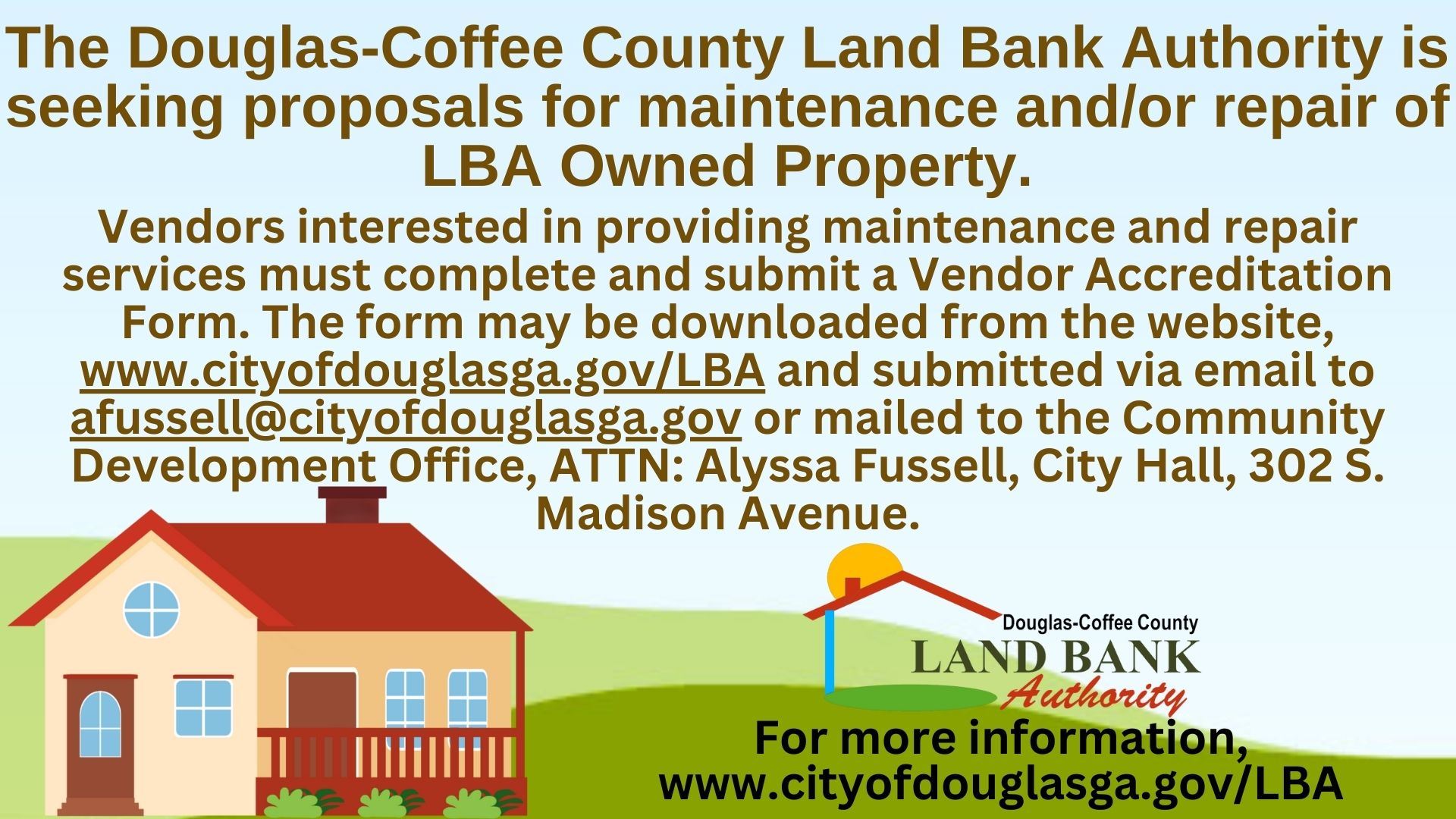 Request for Proposals for Maintenance of LBA Owned Property (1)