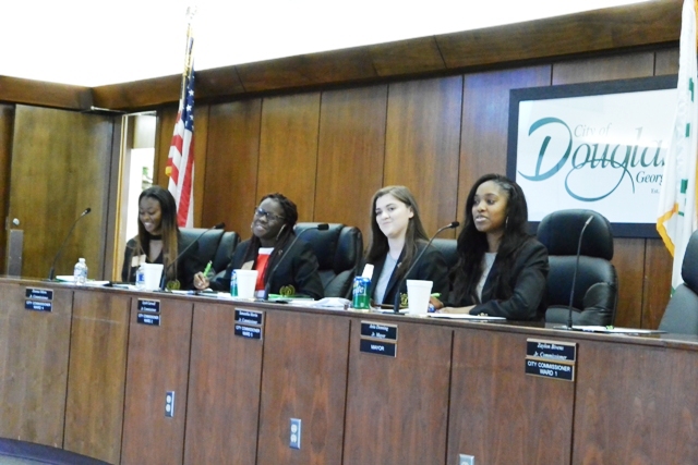 First Douglas Mayor's Youth Council Meeting