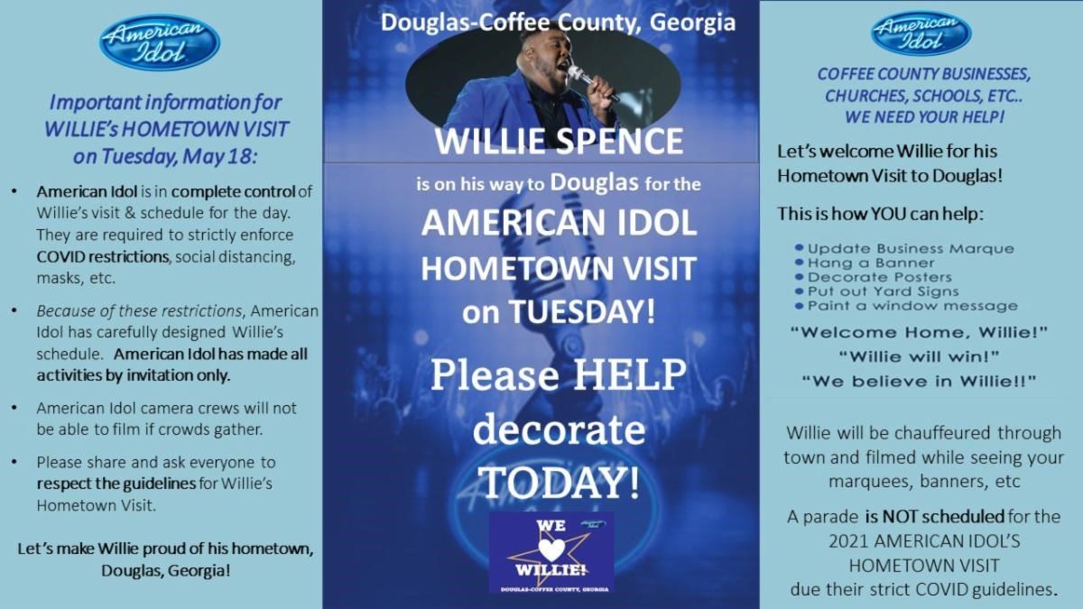 Willie spence Hometown visit