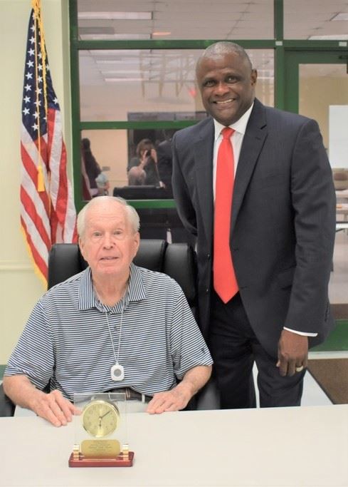Photo of Mayor Tony Paulk with Mayor Pro Tem Bob Moore