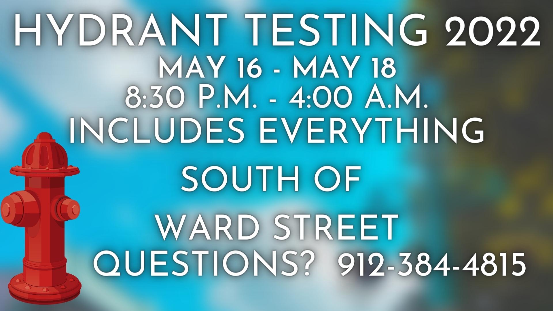 Hydrant Testing 2022