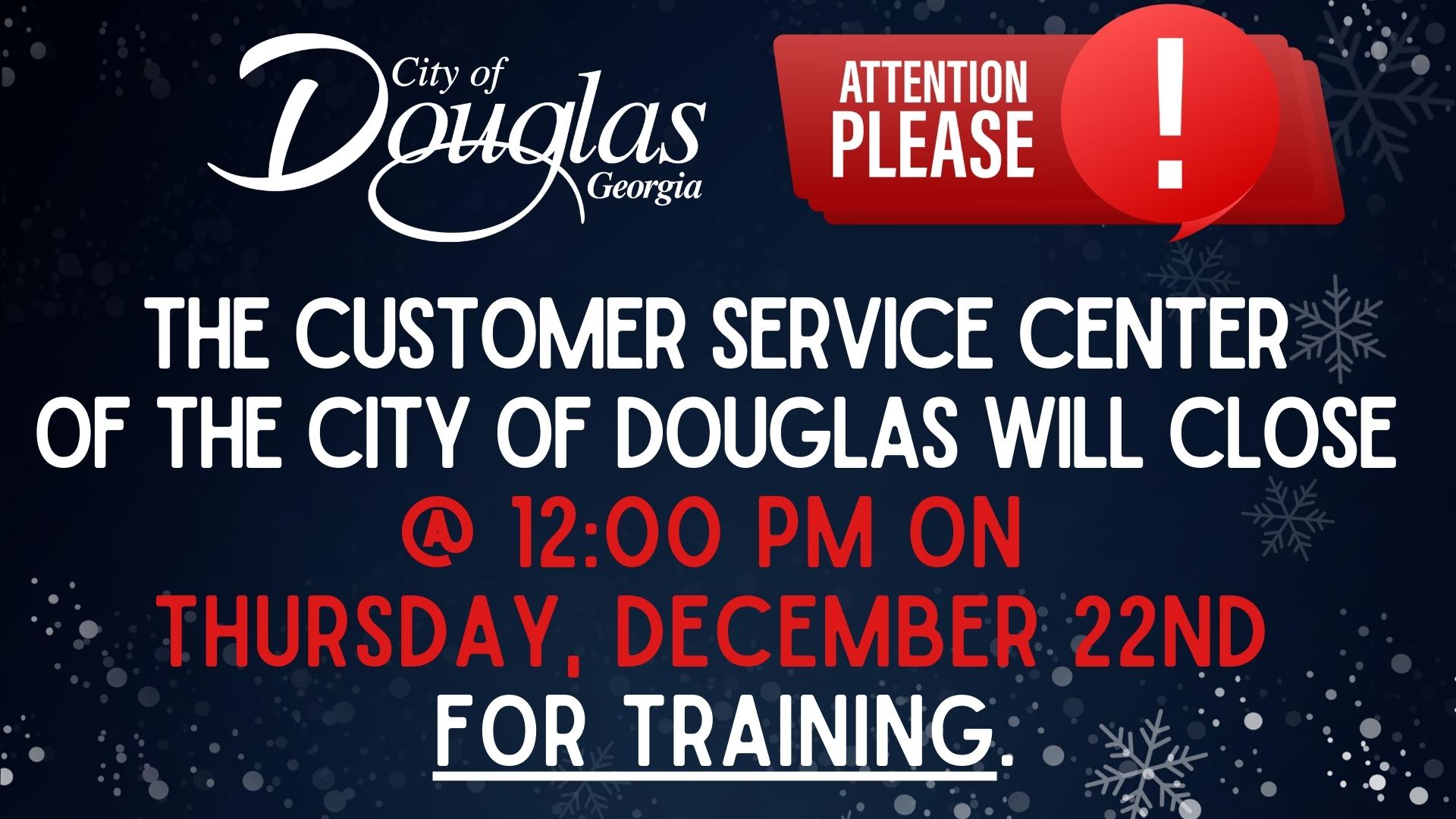 Closing Notice - Customer Service
