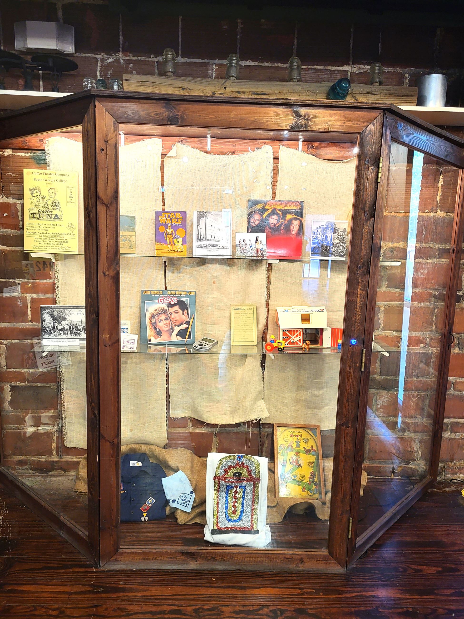 Photo of Museum Display with Fun memorabilia