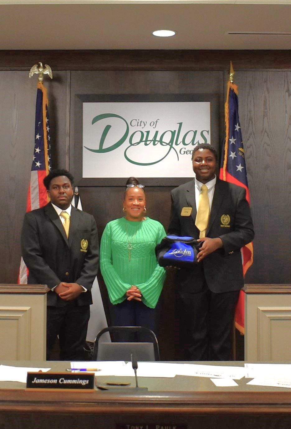 Image of Jameson Cummings Tabitha Paulk and Dominic Mimbang