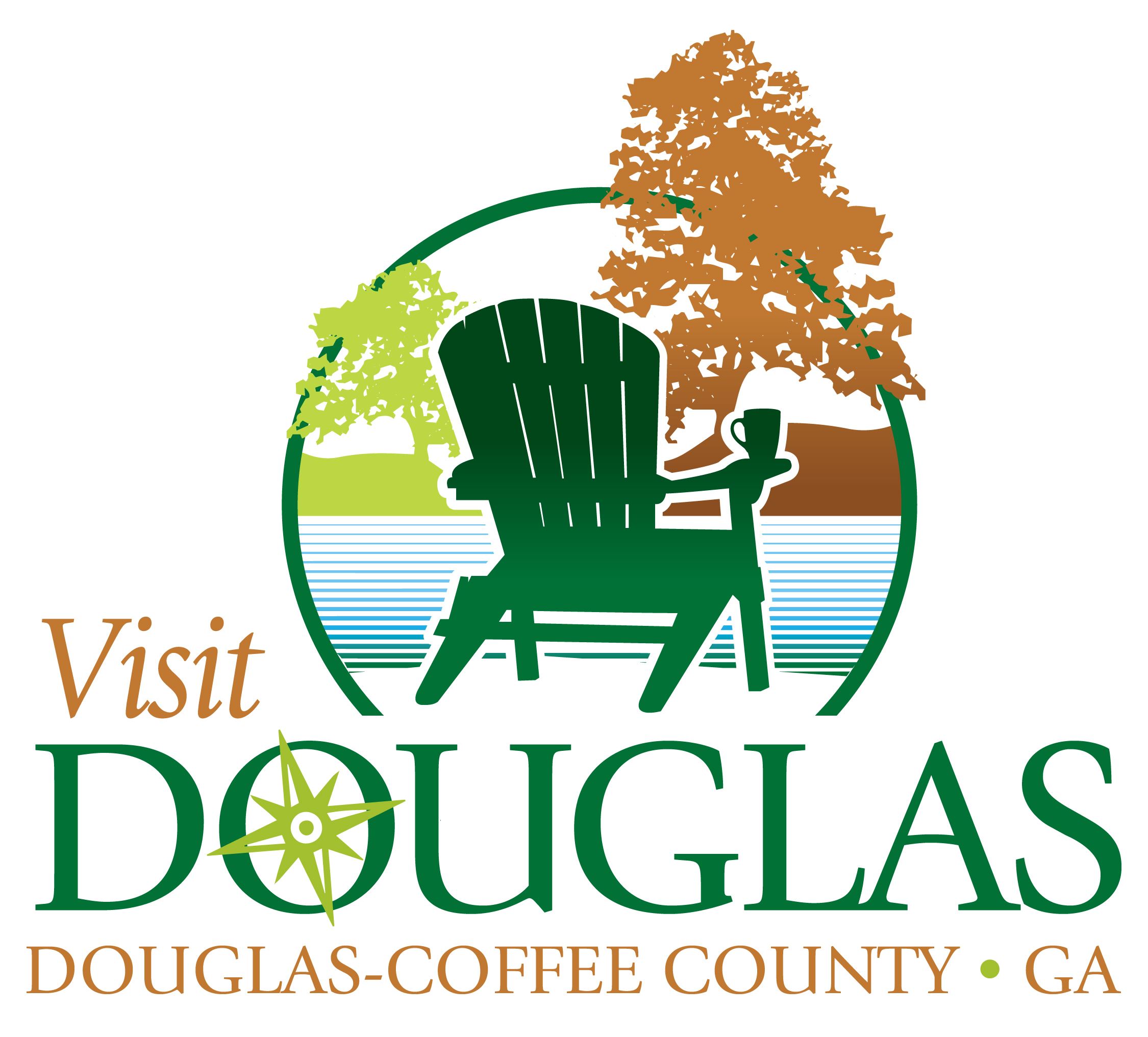 Image of the Douglas-Coffee Tourism Logo - Visit Douglas