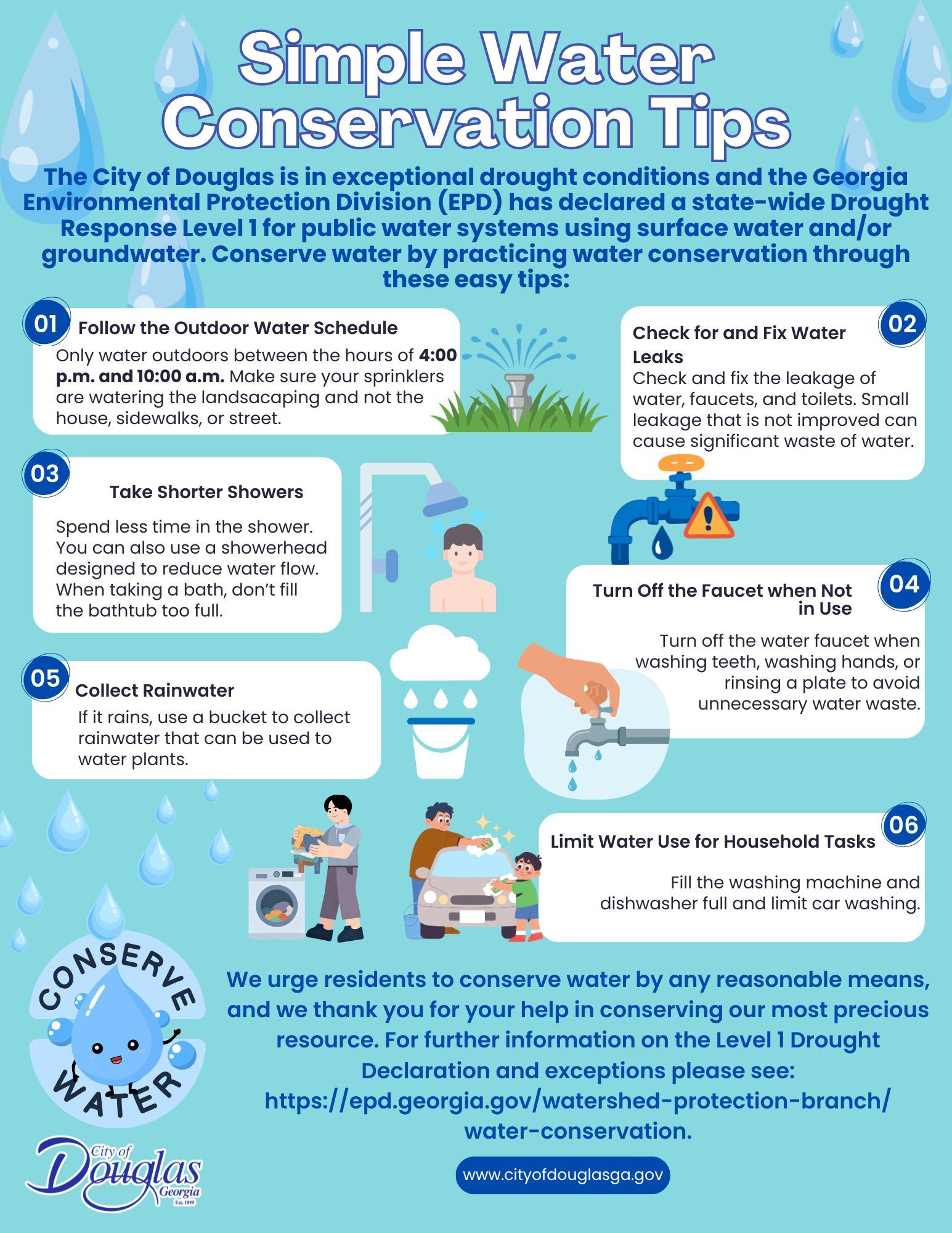 Water Conservation Tips Flyer (1)