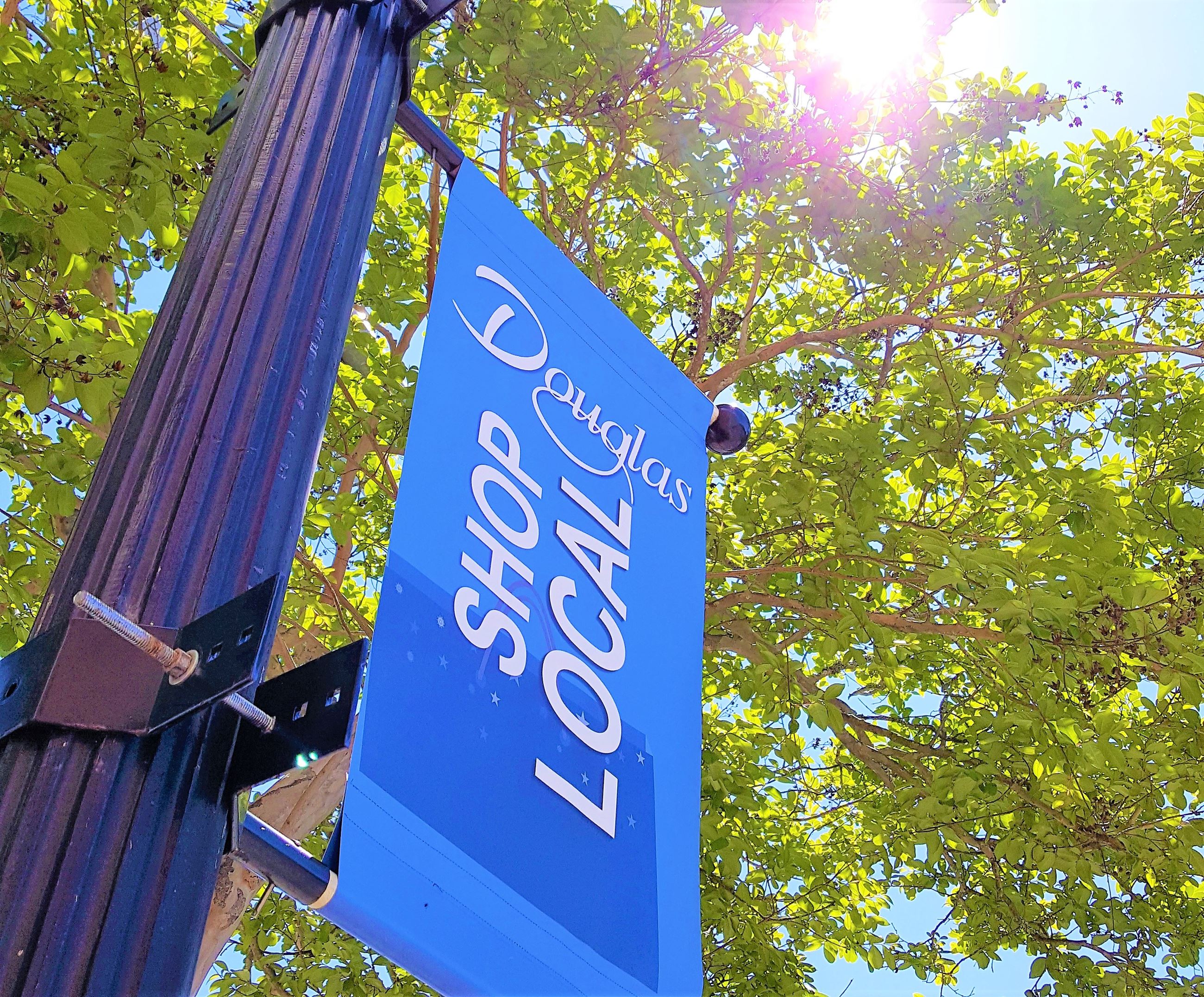 Shop Local Downtown Banners