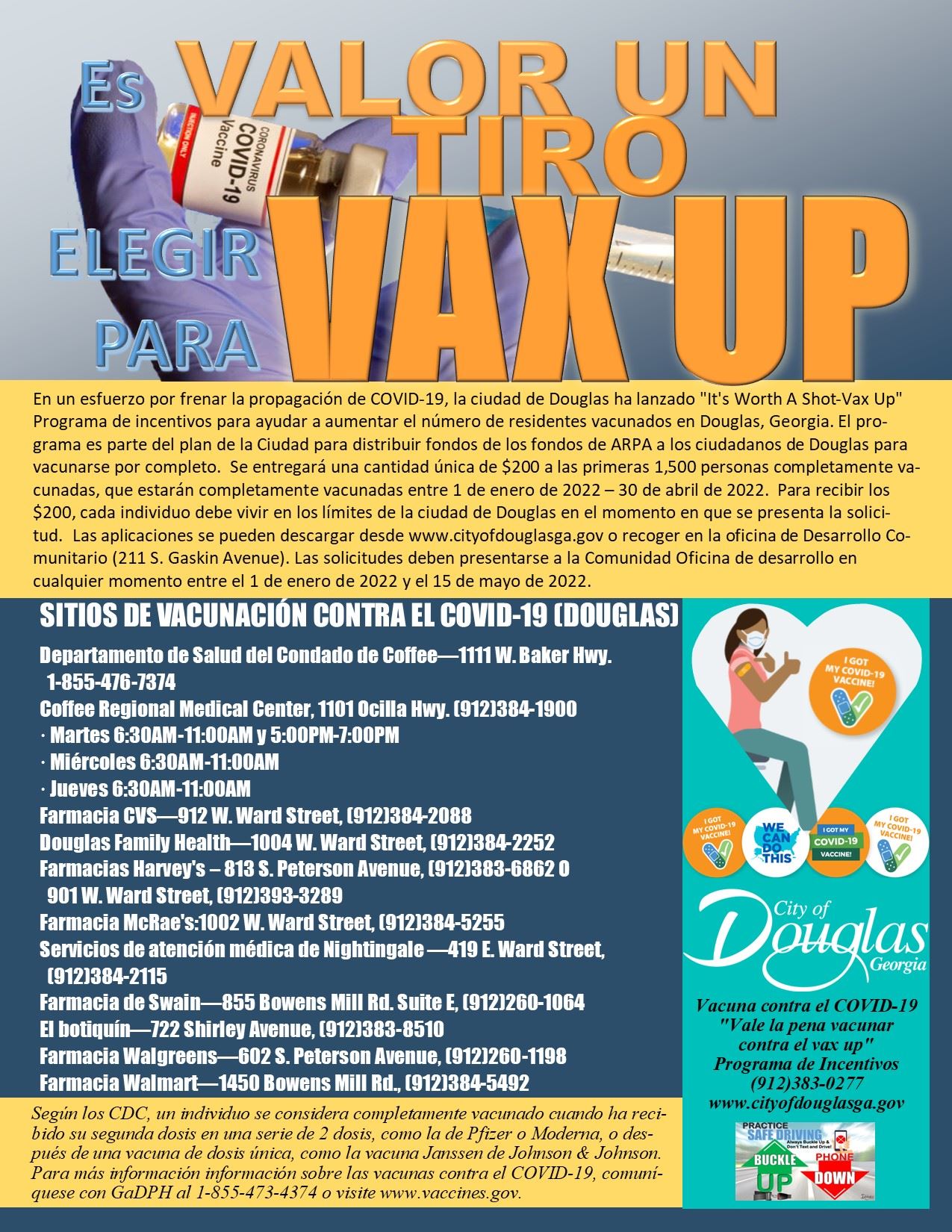 COVID Vaccine Flyer SPANISH