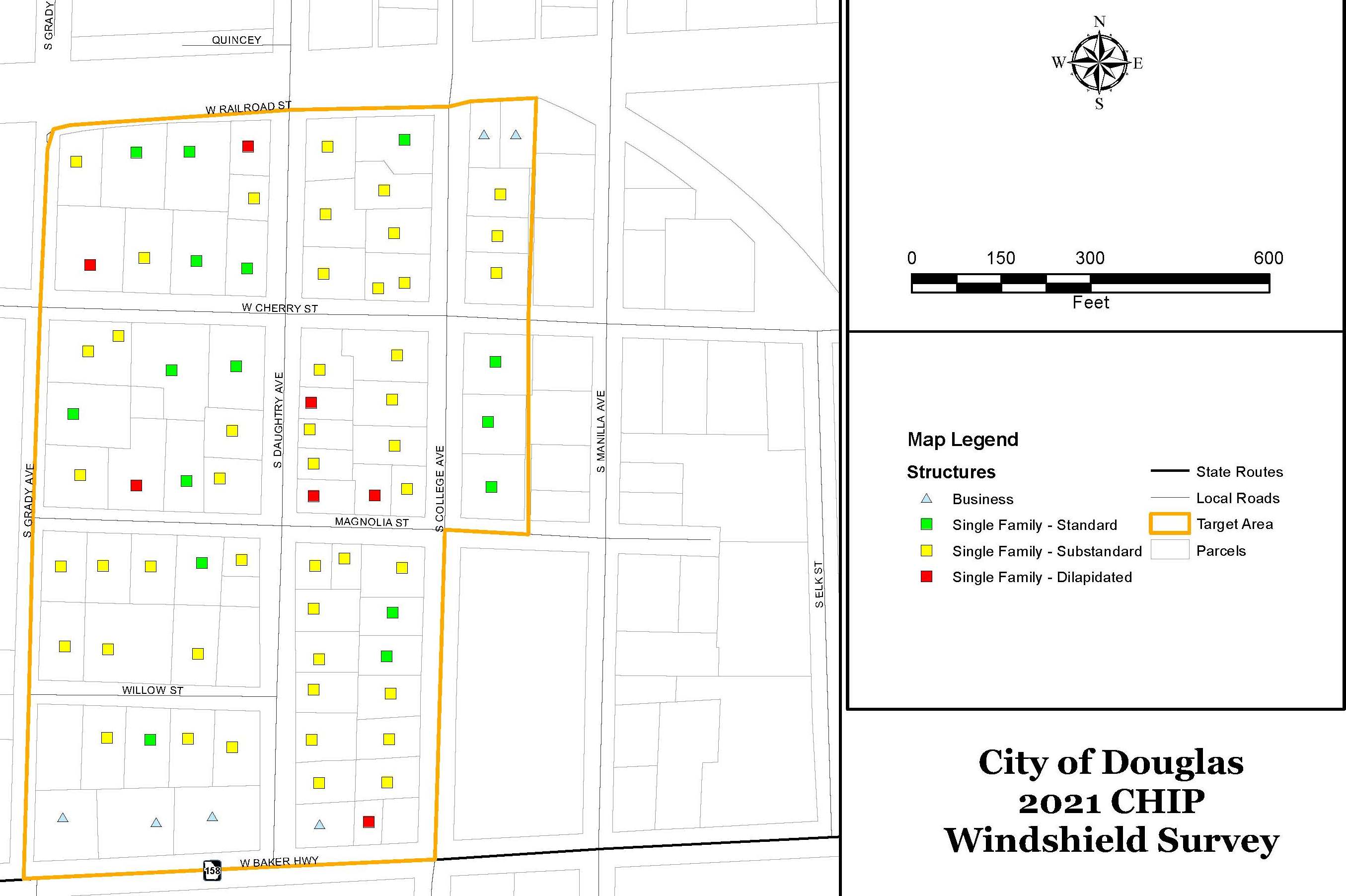 Windshield Survey Map 2021 CHIP