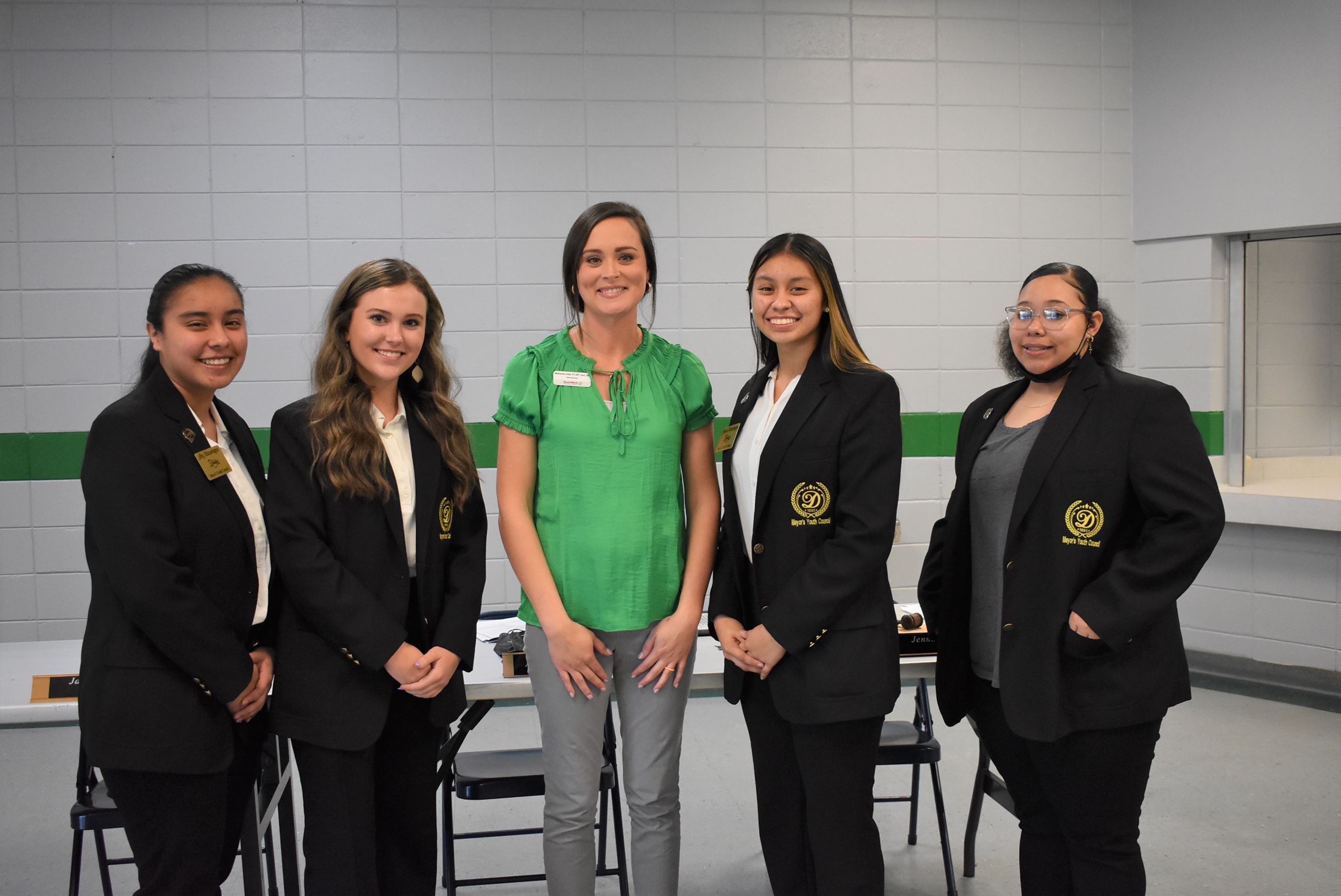 Photo of Youth Council with Guest Speaker, McKenzie Craft