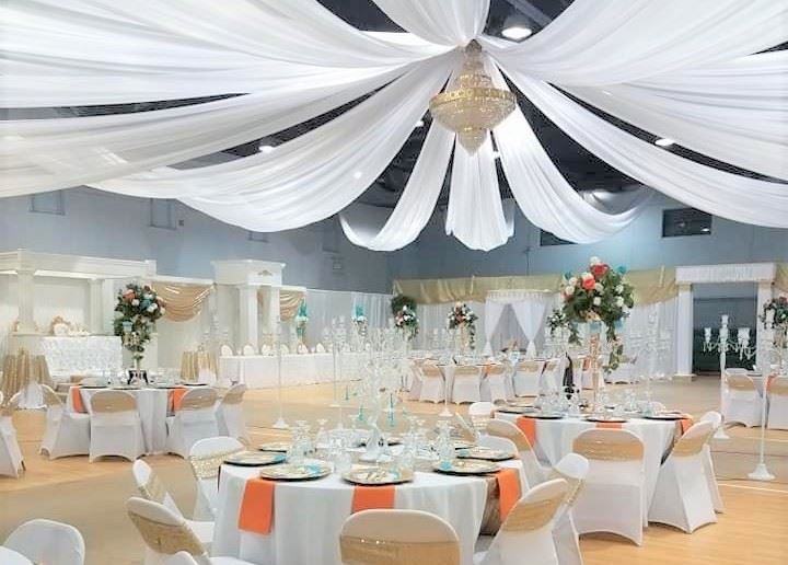 Photo of wedding in Gym Opens in new window