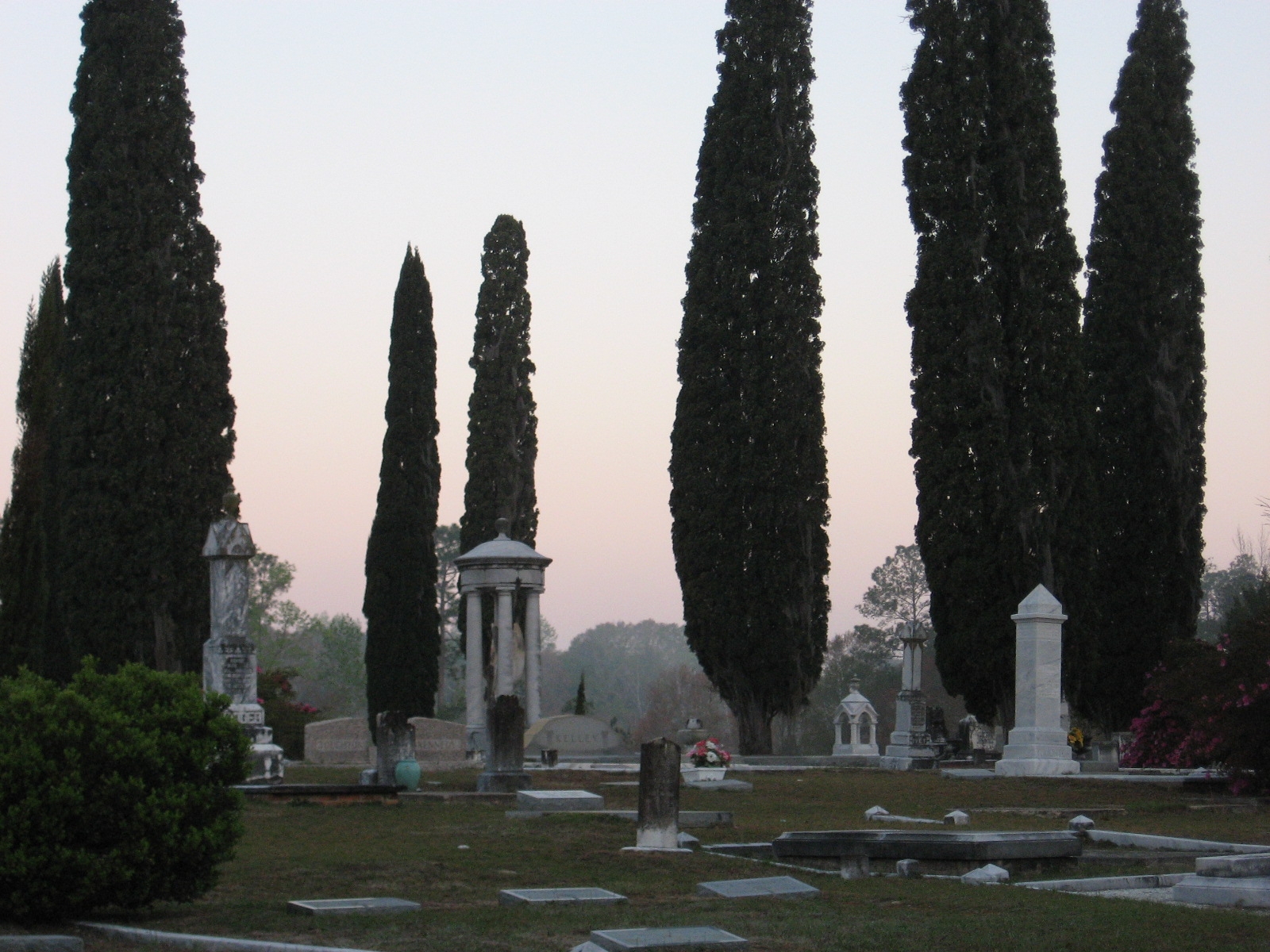 Overview of Historic Section at Douglas City Cemetery